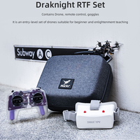 HGLRC RTF FPV Set Draknight 2inch 2S FPV C1 Remote Controller Built-in 500mW ELRS 2.4G Radio 5.8Ghz Toothpick Micro Drone