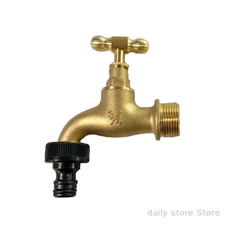 5Pcs Plastic 3/4 Inch Female Thread Garden Irrigation Quick Coupling Faucet Connector Adapter