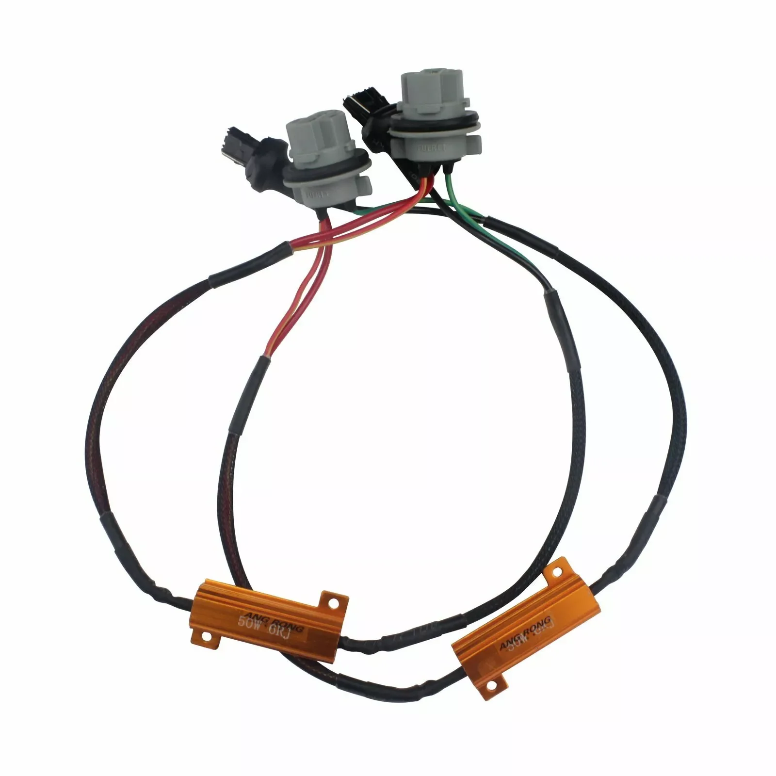 Picture 3: 2x LED Load Resistor Wiring Harness Canbus No Error Canceller T20 582 7440 W21W