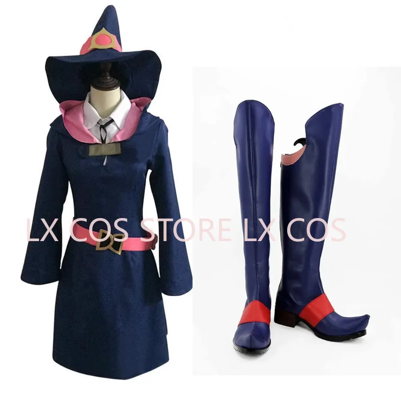 Little Witch Anime Shoes Academia Atsuko Kagari Akko Cosplay Costume Shoe  Party Boots Tailor-Made