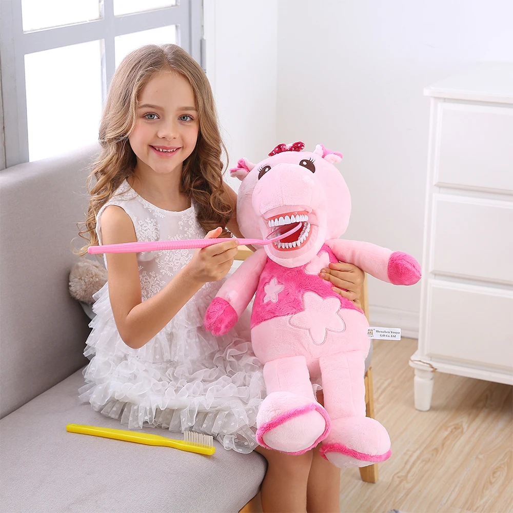 Dental Plush Toy Accessories Big Toothbrush Large Large Anti-Fog Mirror Toys Dental Stuffed Toys Plush Dolls Kids Gifts Hot