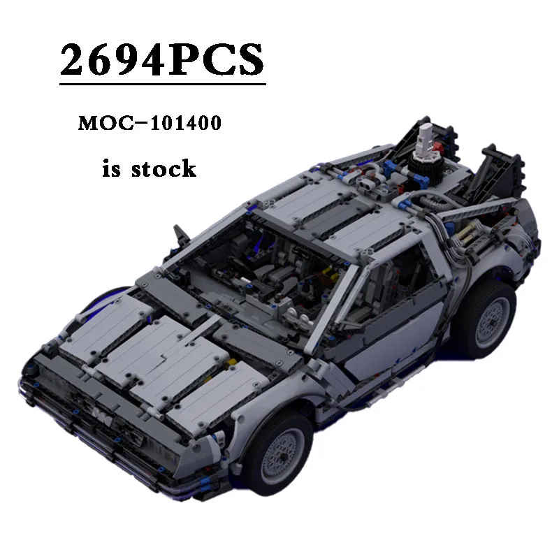 Filmserie Zurück in die Zukunft Renngeräte MOC- 101400   Auto Baustein Spielzeug Modell 2694PCS