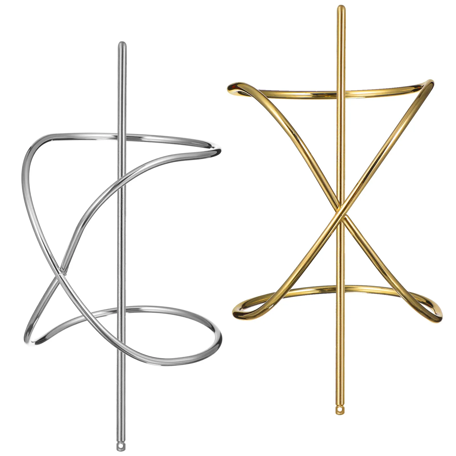 

2 шт. металлических винтажных заколок-держателей для пучка для женщин, аксессуары для создания высокого пучка, золотые зажимы для густых волос, для вечеринок