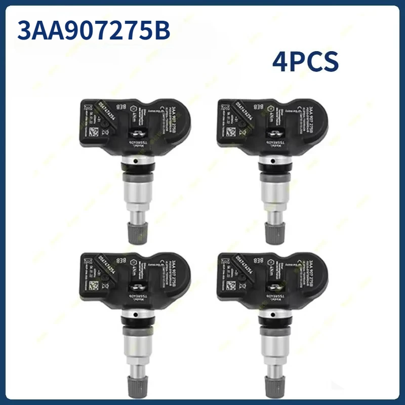 

3AA907275B 4 pcs Tire Pressure Sensors 3AA907275 3AA907275D 3AA907275F For 2012 2013 2014 2015 2016 Volkswagen CC Tiguan