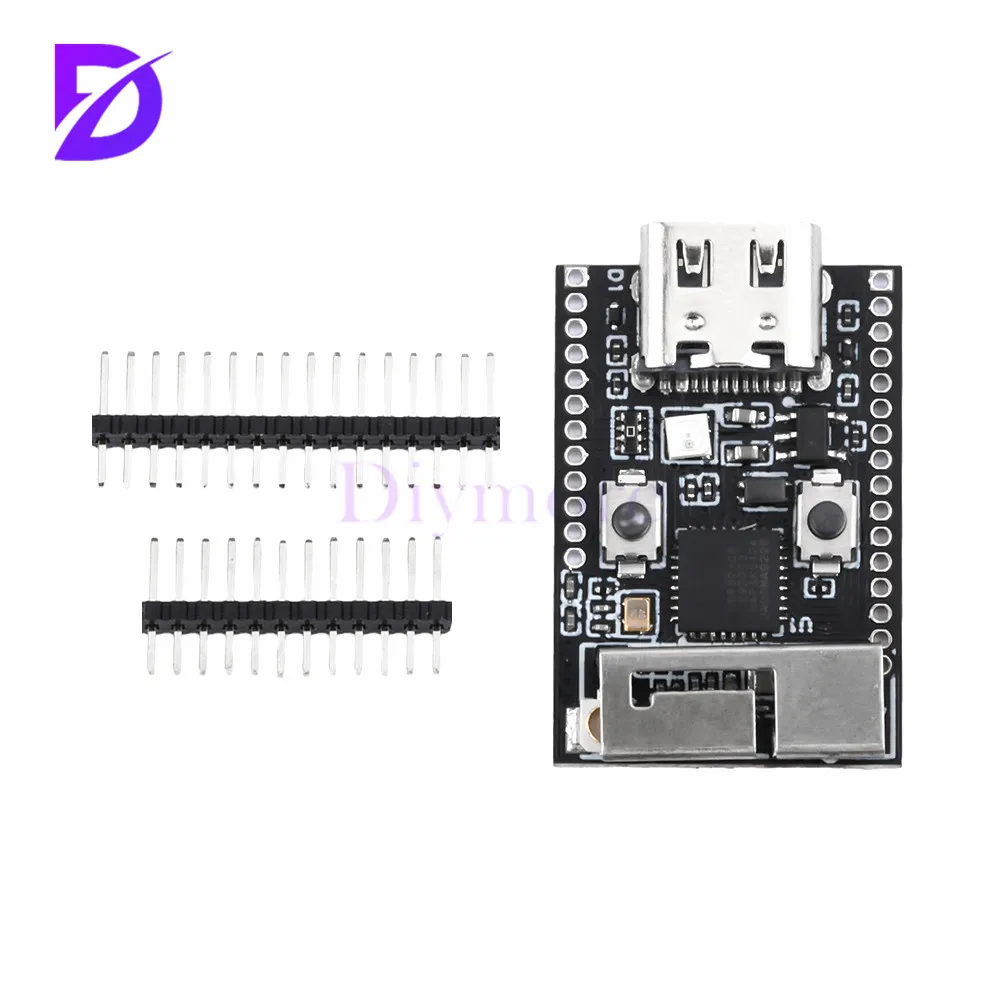 Placa de desarrollo de ESP32-C6, módulo WiFi y Bluetooth, procesador de un solo núcleo, interfaz tipo C, RISC-V de baja potencia, 32 bits, ESP32