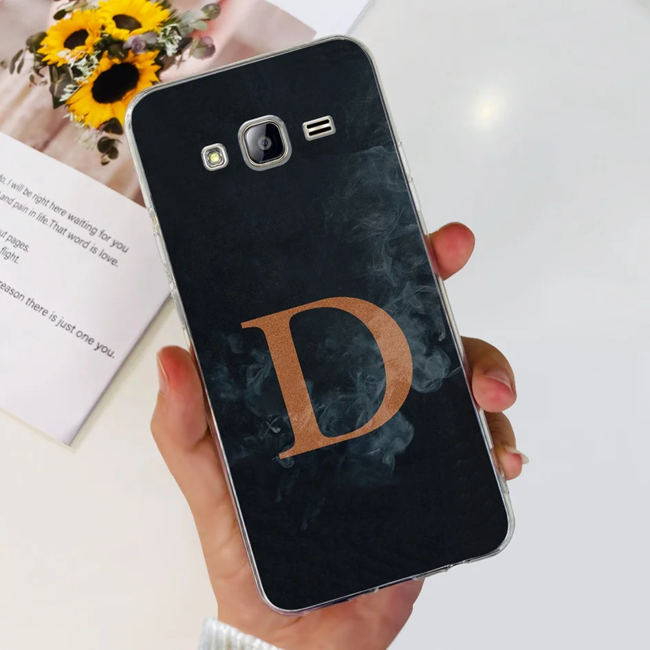 For Samsung Galaxy Grand Prime SM-G530H Case Lovely Letters Flower Clear Silicone Phone Cover For Samsung G530 G531 G531H Bumper