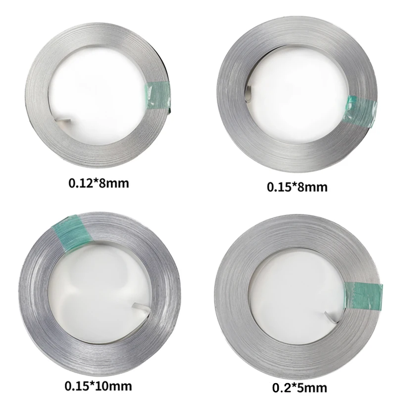 10 متر 18650 بطارية ليثيوم أيون النيكل مطلي قطاع موصل البطارية بقعة لحام الشريط النيكل مطلي حزام قطاع لحام البطارية #5