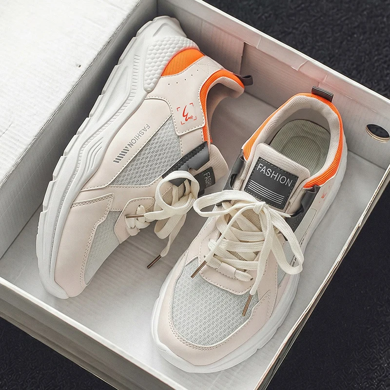 Beige  Degree men sneakers running shoes pro cushion sneaker Shoes men's sports shoes