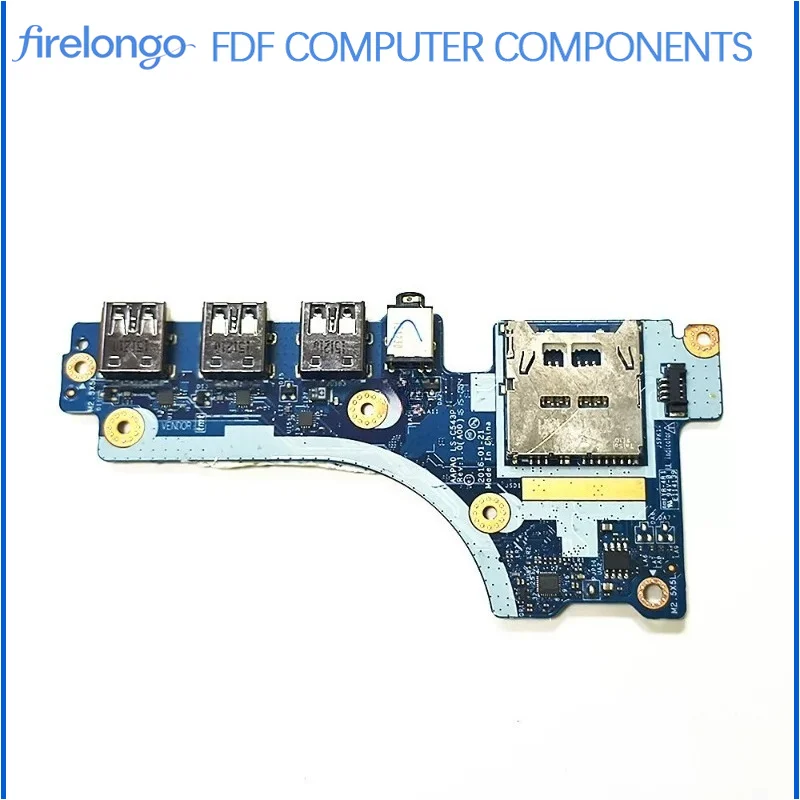 Original for Dell Precision 7510 M7510 Audio Board USB Daughter Board 6GDMP LS-C543P