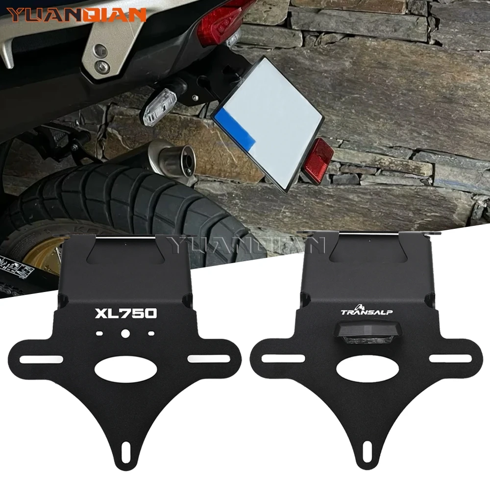 

For Honda XL750 TRANSALP XL 750 2023 2024 2025 2026 Motorcycle Tail Tidy Fender Eliminator Rear License Plate Holder Bracket Kit