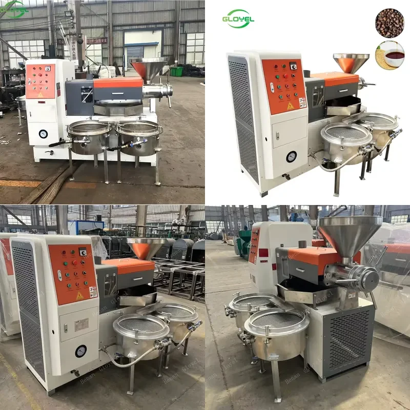 AP01 Oil Press Machine for Sunflower Soya Rapeseed Sesame Peanuts Olive Coconut with 150-260 kg/h Capacity