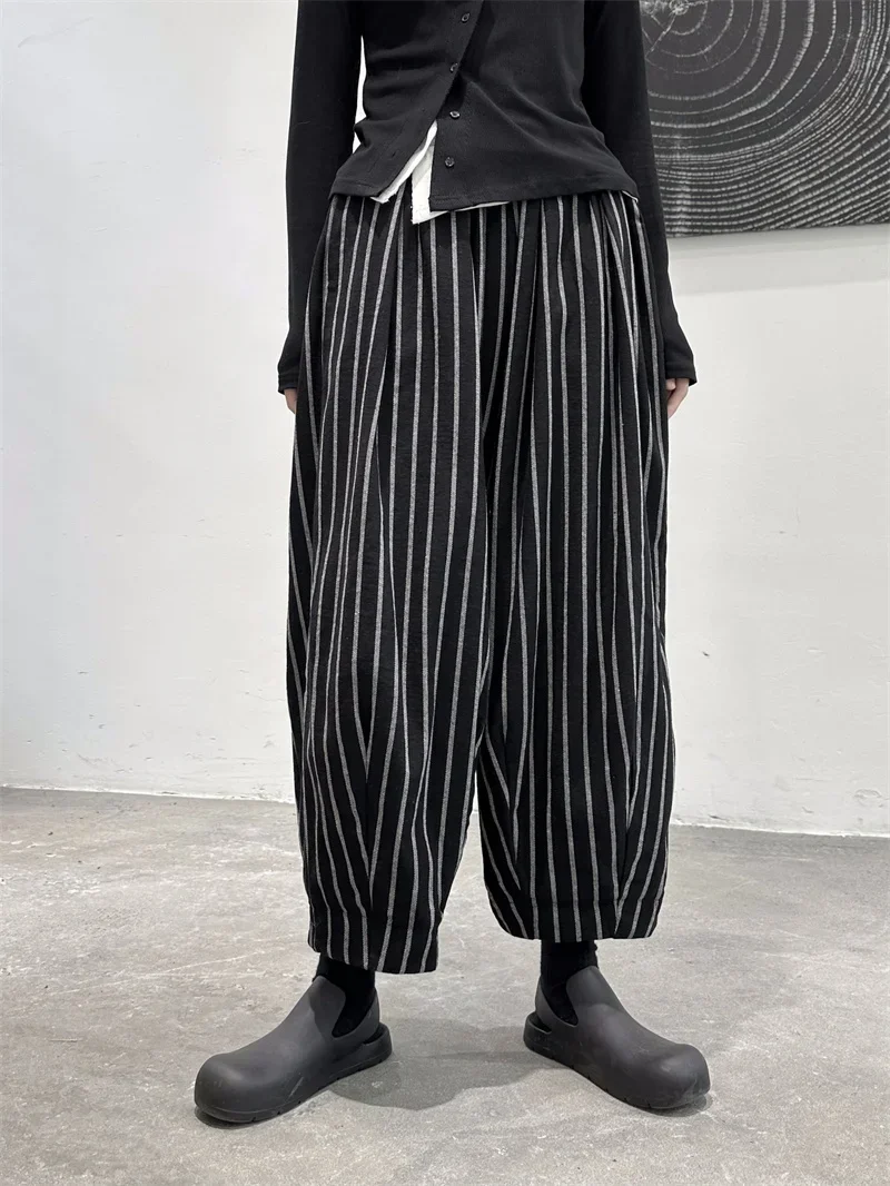 UMI MAO Yamamoto Dark Autumn Niche Design Sense Daddy Trousers Female Loose Casual Pant Men Women Femme Y2K