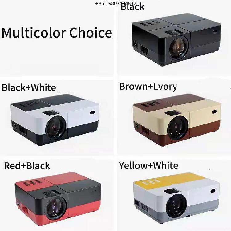

Ready Home Theater Projector for Outdoor Movies Android 720P WiFi Smart Beamer Portable HD 4K Support HIFI Stereo 3D