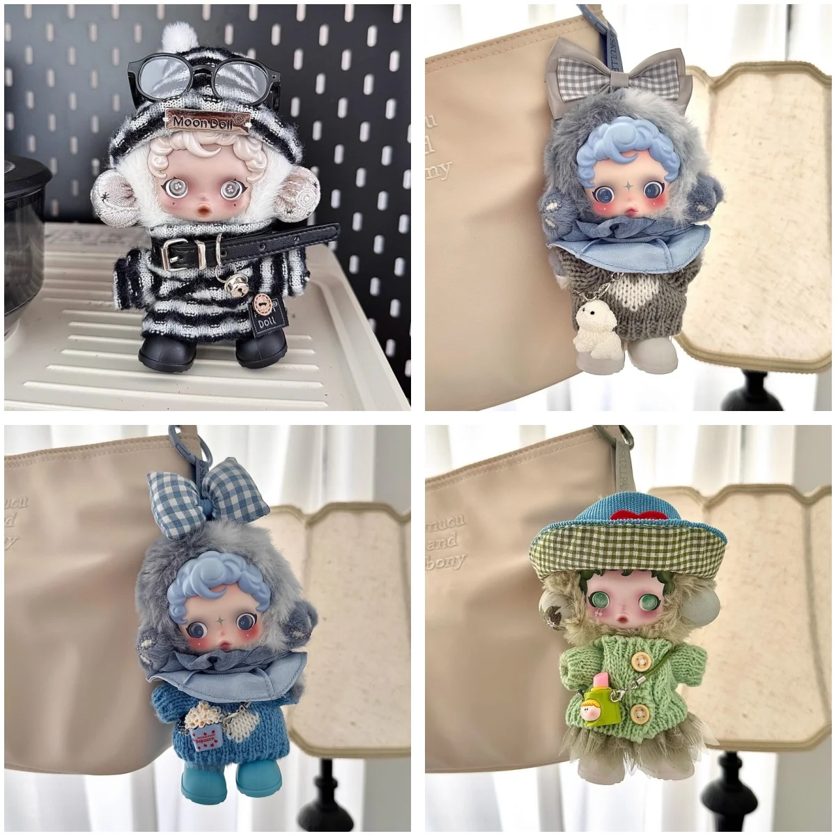 

Sp Детская одежда, легкий тканый садовый Skullpanda, зимняя музыкальная одежда, осенне-зимний комплект свитера с бантом, детская одежда, рюкзак с подвеской