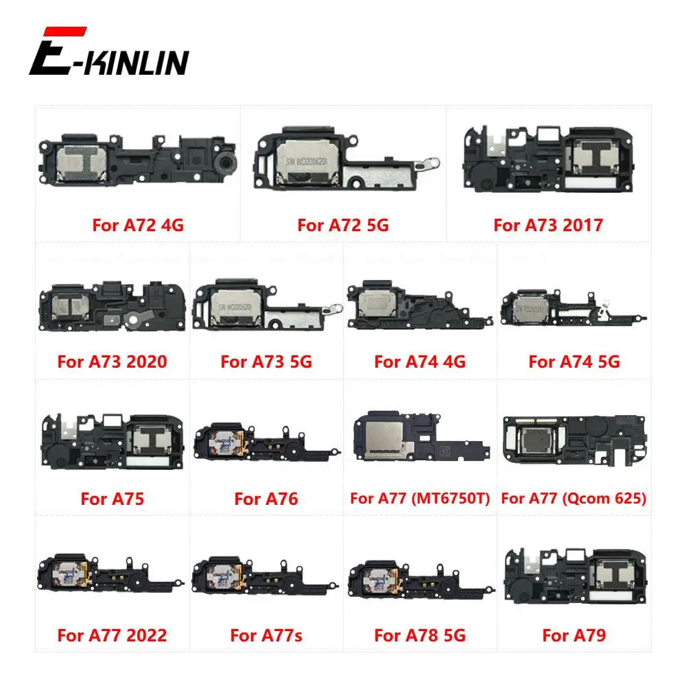 Loud Speaker Sound Buzzer For OPPO A72 A73 A74 A75 A76 A77 A77s A78 A79 4G 5G 2020 2022 Loudspeaker Flex Cable Ringer Parts