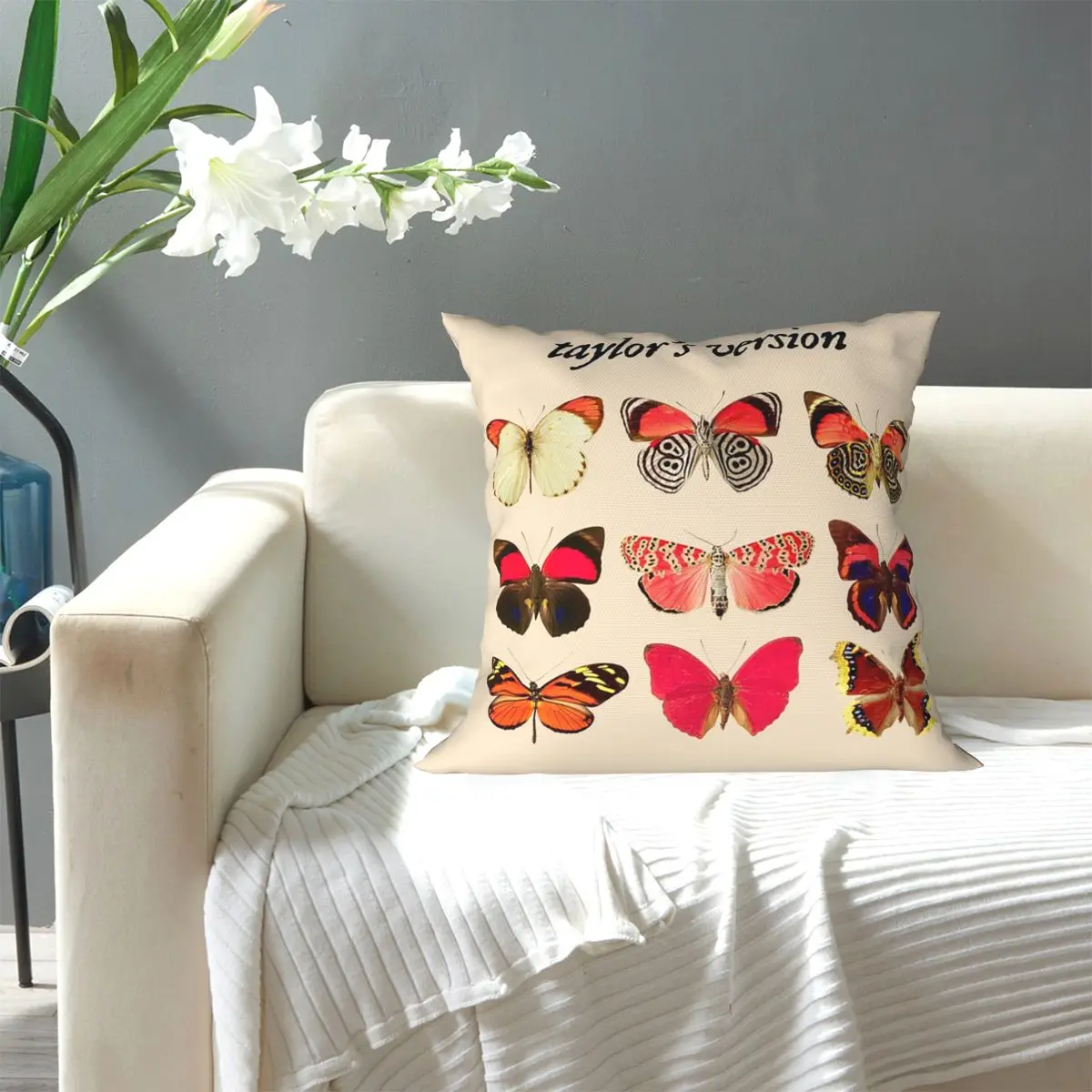 Taylors Version Square Pillowcase Pillow Cover Cushion Zip Decorative Comfort Throw Pillow for Home Sofa