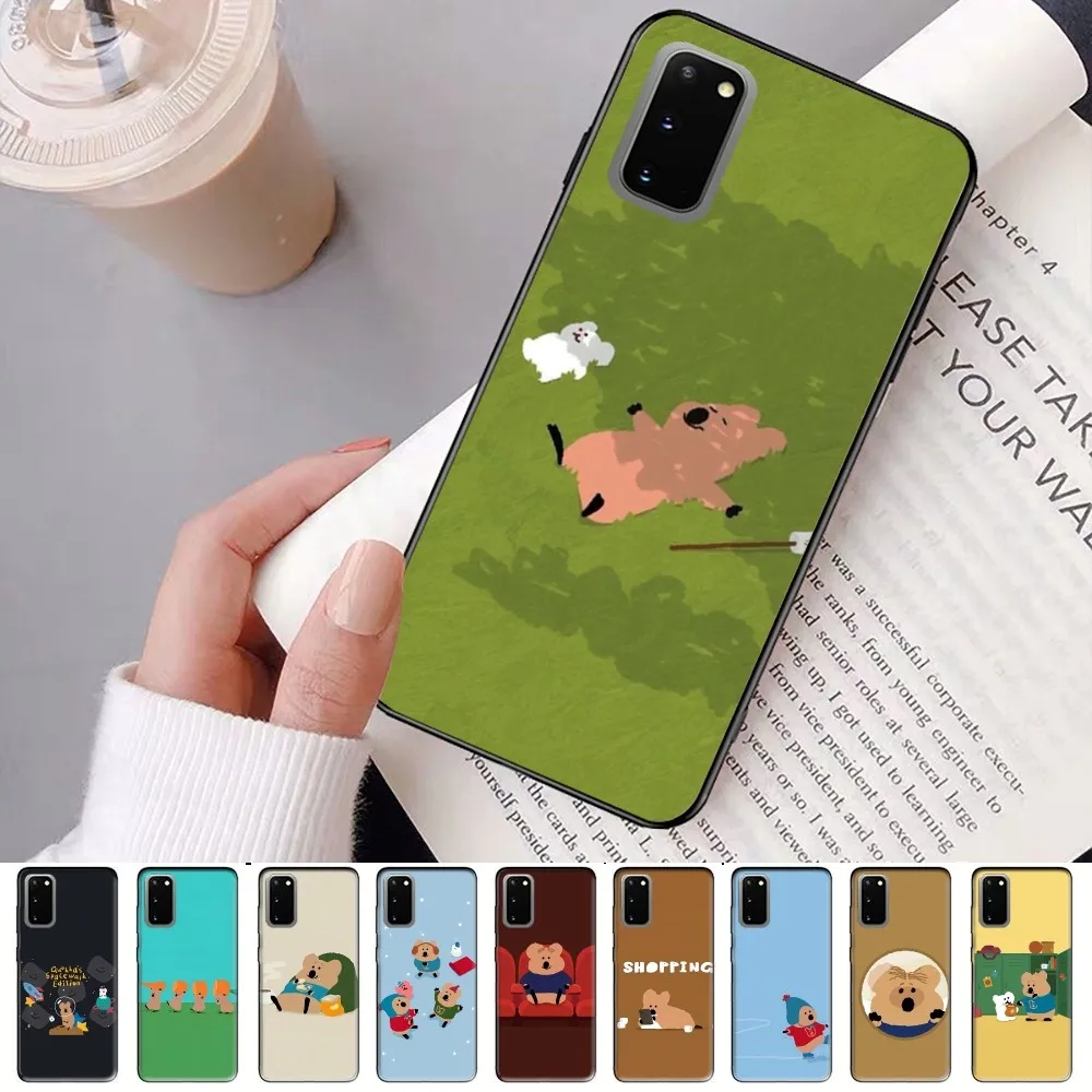 Korea D-Dinotaengs Phone Case For Samsung S 9 10 20 21 22 23 30 23plus lite Ultra FE S10lite Fundas