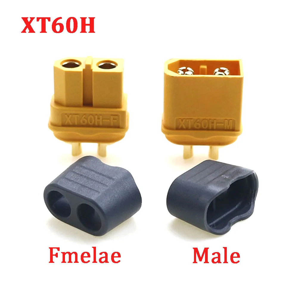5/10 Pairs XT60H Male / Female connector plug with Sheath Housing plug for RC Lipo Battery cars fpv drones Airplane car