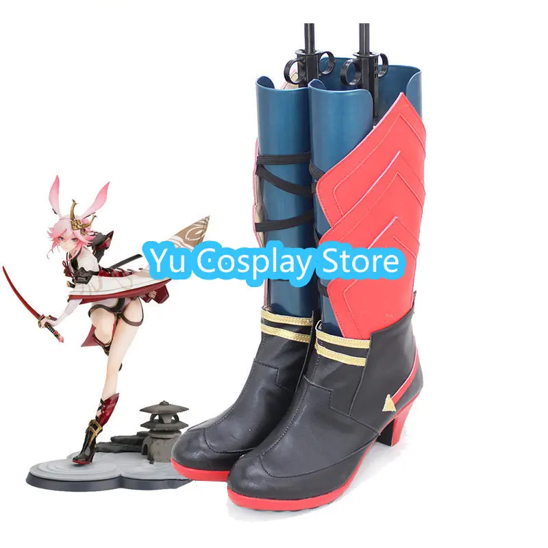 

Игра Honkai Impact 3 Yae Sakura Cosplay Shoes из искусственной кожи Shoes, Хэллоуин Карнавальная обувь Prop на заказ