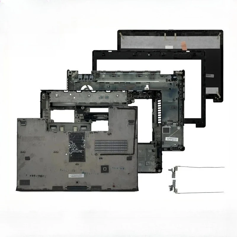 Adecuado para portátiles ProBook 6470b 6475b 6460b 6465b: cubierta trasera LCD, panel frontal, bisagra, carcasa inferior, reposamanos, juego completo