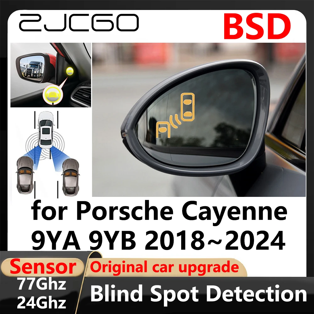 BSD Blind Spot Detection Lane Change Assisted Parking Driving Warnin for Porsche Cayenne 92A 2010~2018