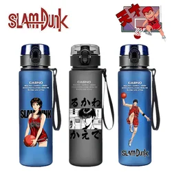 Bottiglia d'acqua SLAM DUNK da 560ml tazza per bere di grande capacità portatile per adulti sport all'aria aperta tazza per acqua potabile per bambini Rukawa Kaede