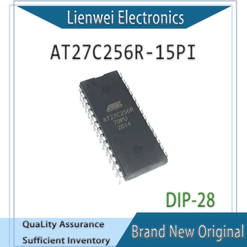 

100% New AT27C256 AT27C256R-15PI AT27C256R IC Chipset DIP-28