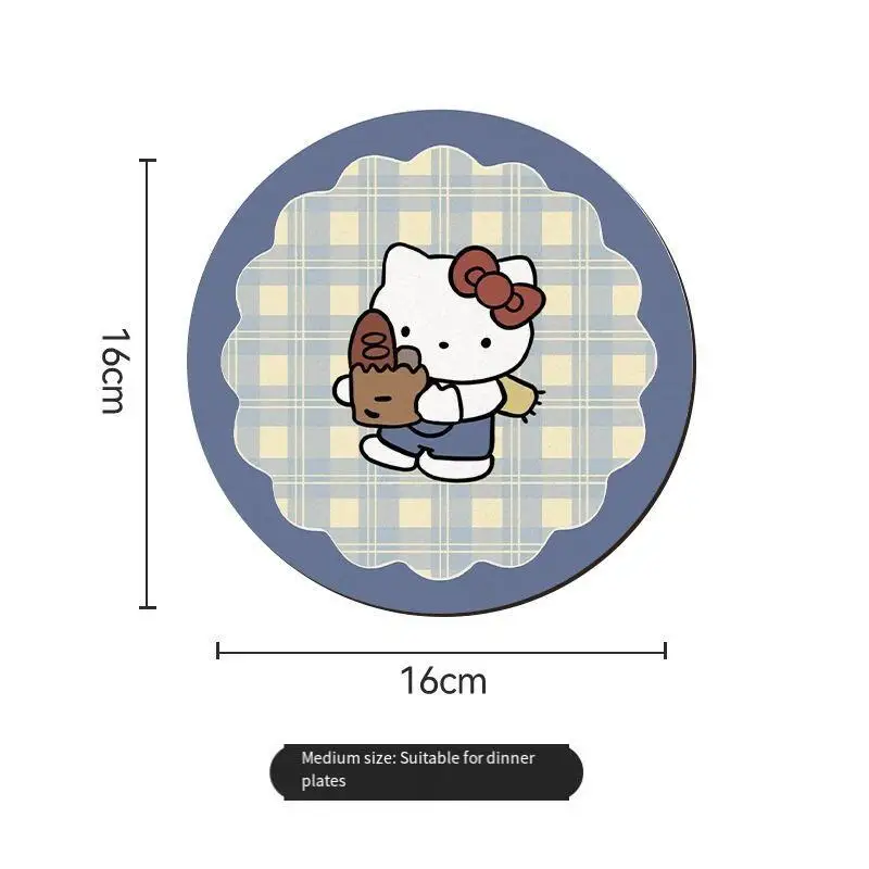 

Sanrio Hello Kitty Coaster Ornament Kawaii Hit Product Новый продукт Мультфильм Портативный Открытый Студент Взрослый Кампус Милый ребенок