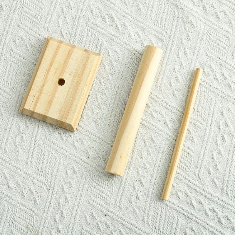 3 أحجام خشبية سوار عرض المدرجات T-bar حامل مجوهرات قلادة حامل حامل الإسورة تخزين الرف مجوهرات المنظم العرض #6