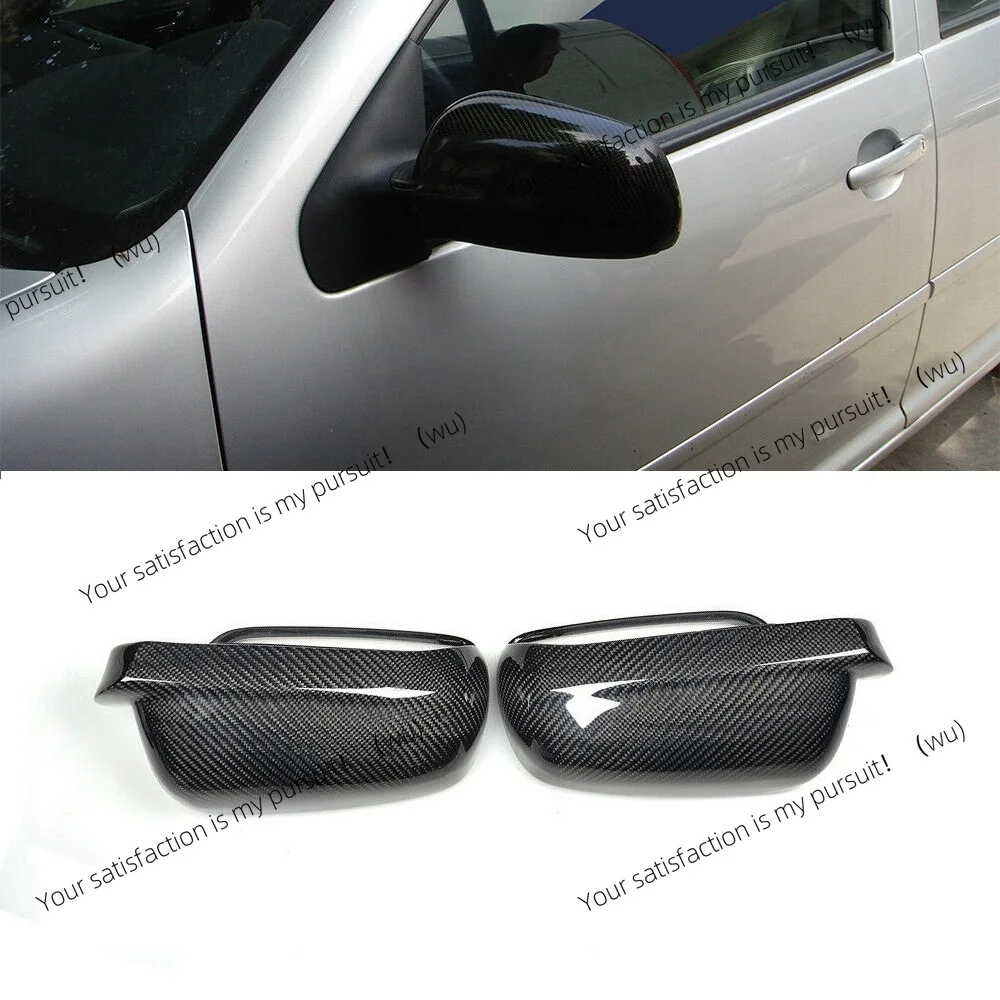 Suitable for Bora Golf 4 IV MK4 Carbon Fiber ABS Side View Lens Cover Replacement