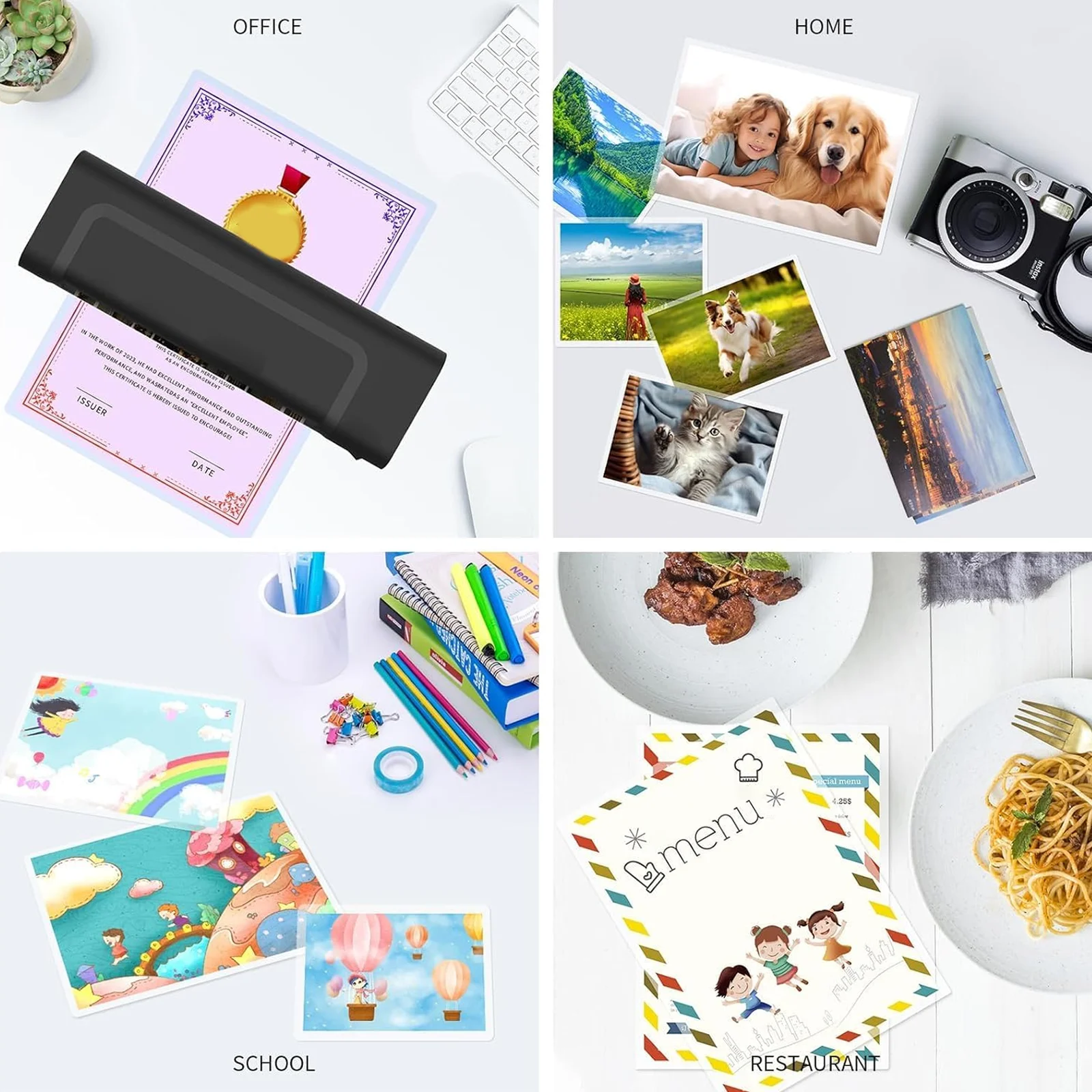 100 عبوة من أكياس الترقق الحراري مقاس A4، 60 ميكروفونًا، زاوية مستديرة، تغليف شفاف متوافق مع جميع المصابيح الحرارية مقاس 8.7 × 12.7 بوصة