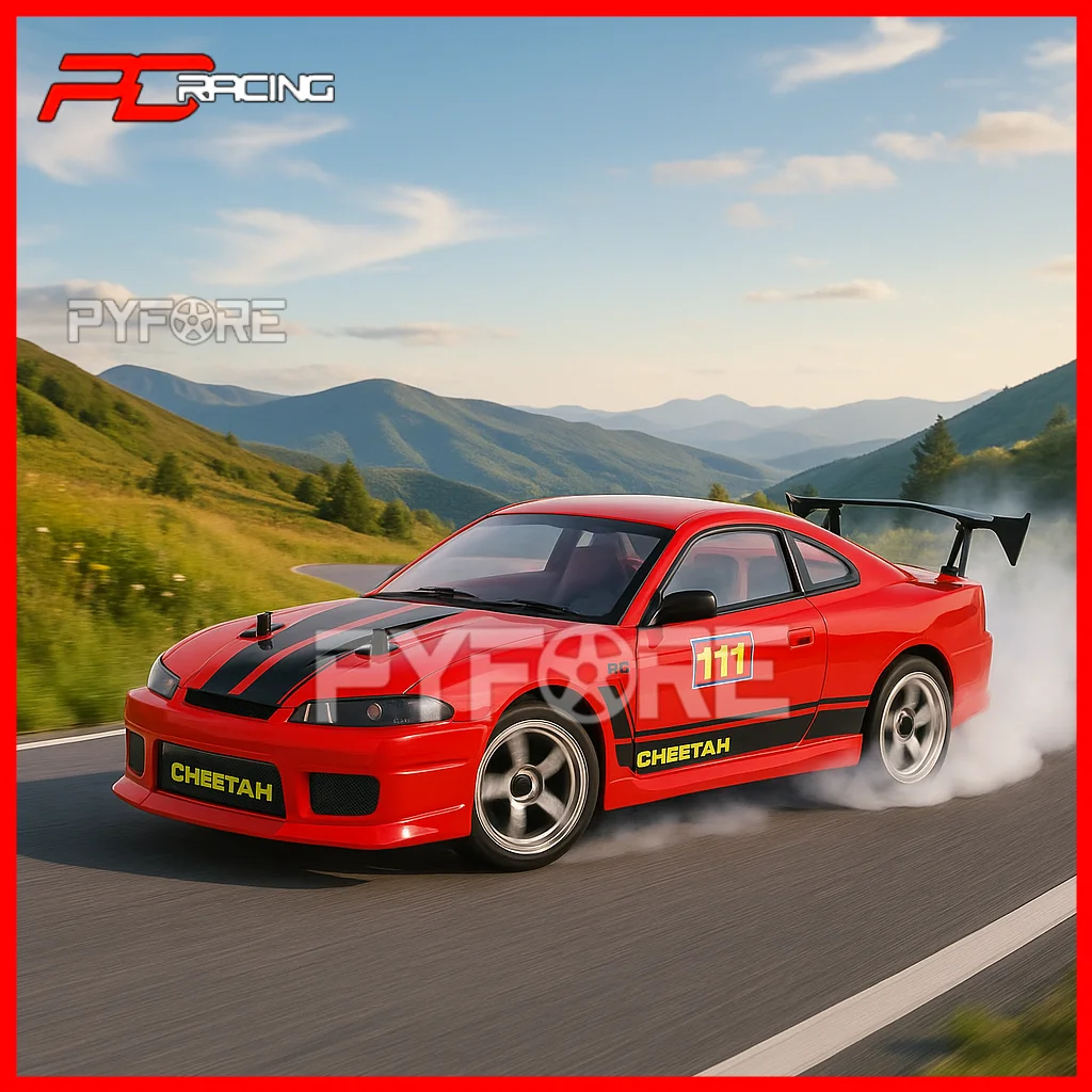 

PD Racing Silvia 1/10 Brushless Drift Car Electric On-Road Touring Remote Control Model for Adults & Kids