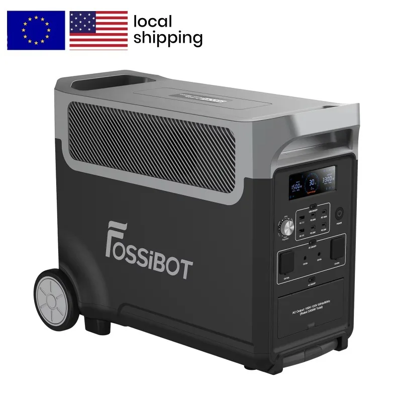 

【Хит продаж】Портативная электростанция Fossibot F3600 Pro, емкость аккумулятора 3840 Вт·ч, порт RV, прикуриватель, вилки EU/UK/JP, PWM, наличие на складе в США