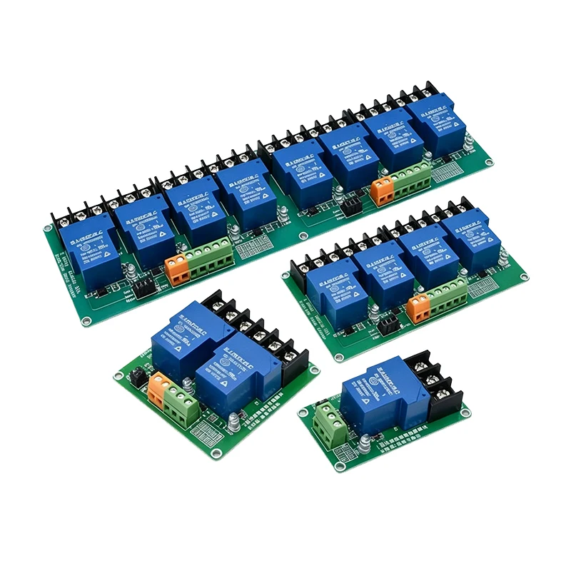 5V 4V 24V 1/2/4/8 Channel Relay Module 5mA Low Trigger Current Strong Driving Ability Stable Performance