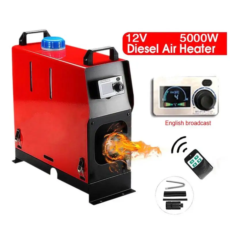 

Car autonomous Diesel Heater 12v 5KW Car Air Heater Diesel Air Parking heater For Car Buses RVs Trucks Engineering Vehicle