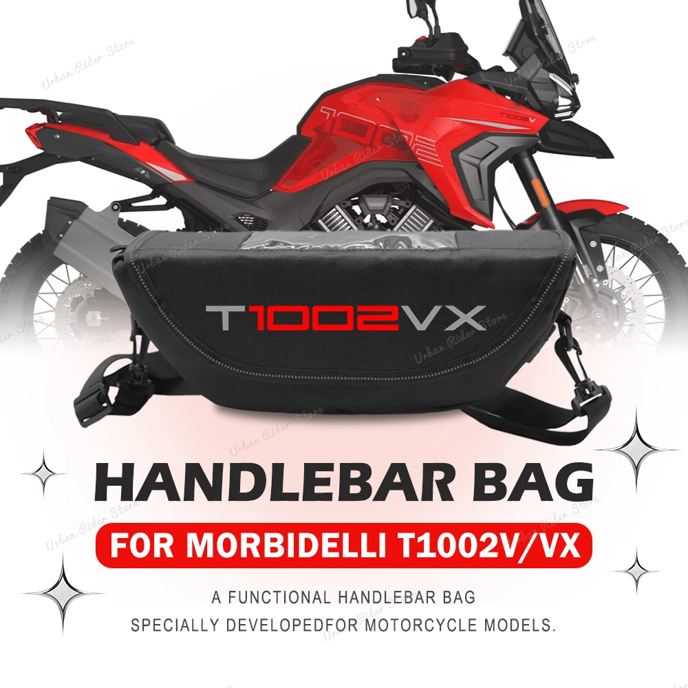 

For Morbidelli MBP T1002V T1002VX Motorcycle Handlebar Travel Bag Waterproof And Dustproof Handlebar Storage Bag