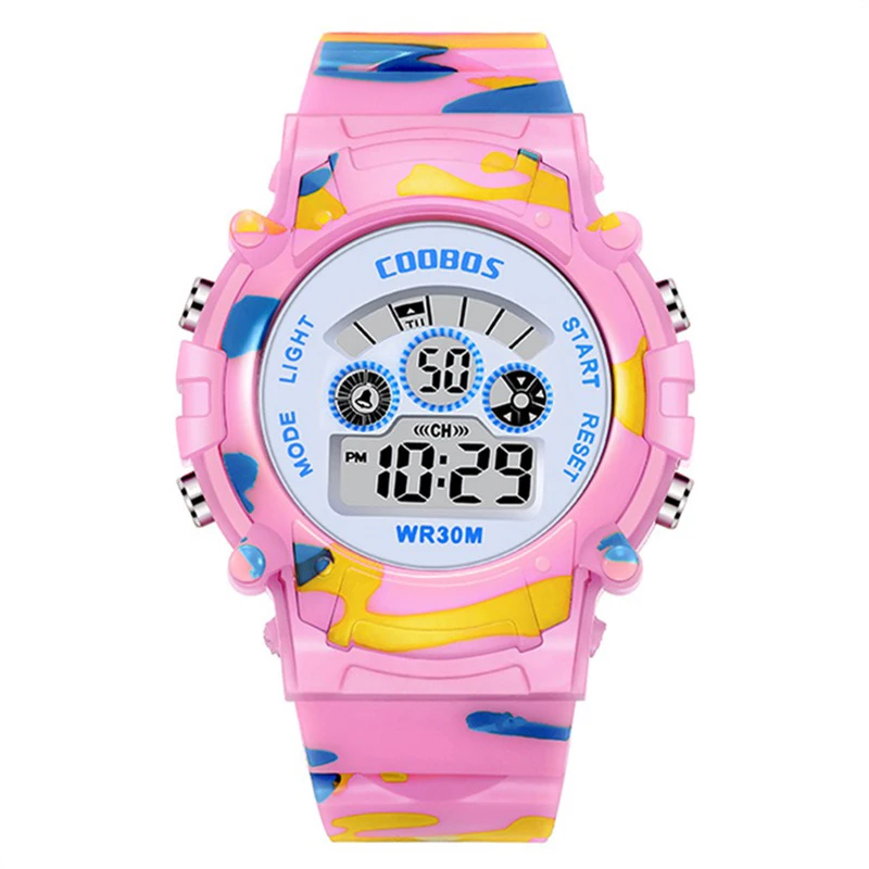 New Girls Watches Kids Boy Watches Children Waterproof Luxury Luminous Digital Clock Sport Led Silicone Strap Relogio Infantil