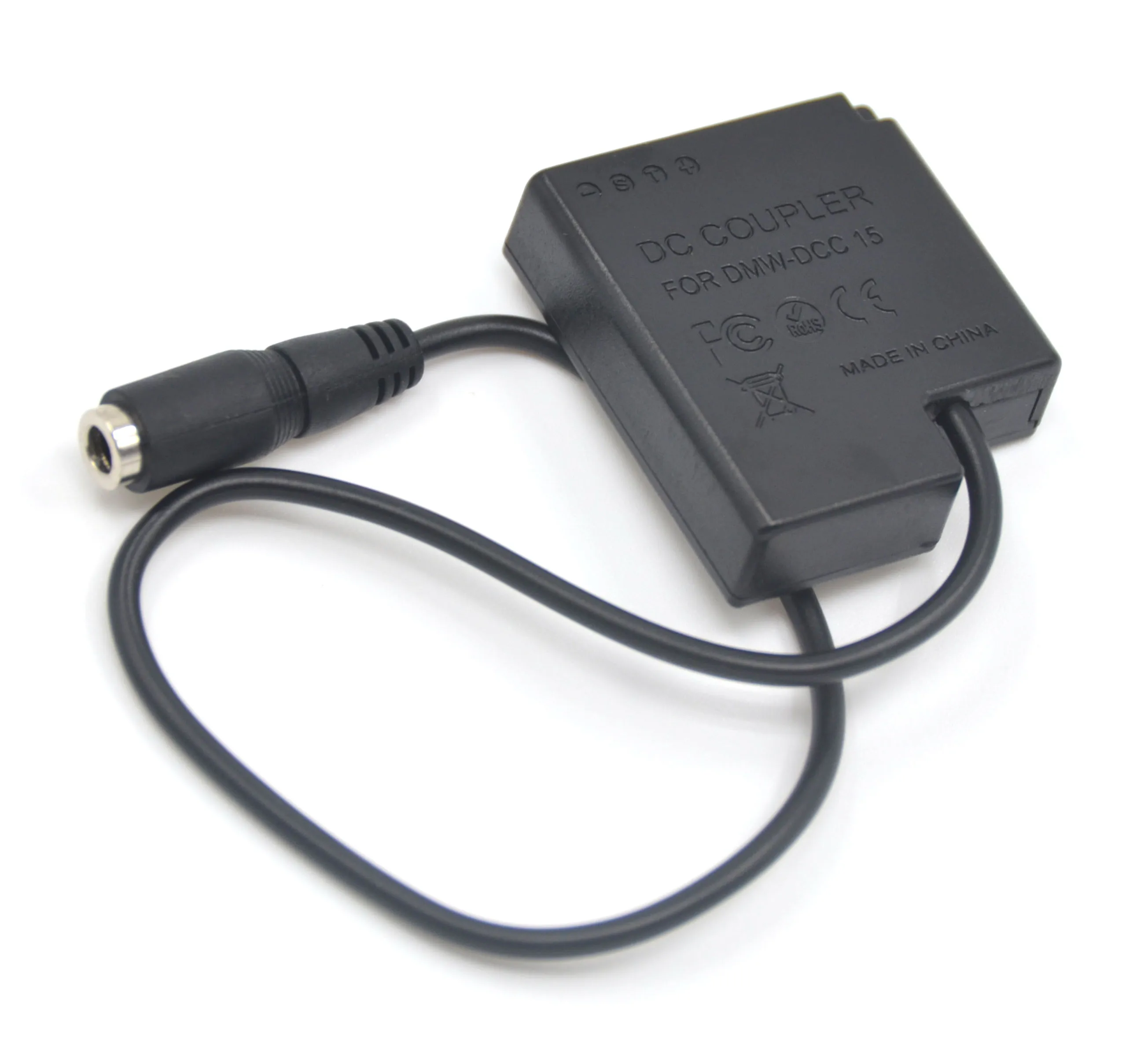 DMW-BLH7 BLH7 DMW-BLH7E BLH7E batería simulada DMW-DCC15 DCC15 acoplador CC compatible con fuente de alimentación para Panasonic DMC-GM1 DMC GM5 GF7 GF8