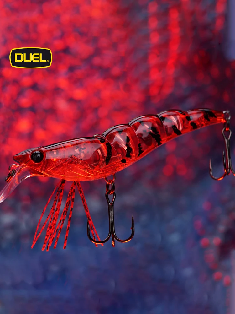 DUEL shrimp-shaped hard bait long-distance casting slow sinking SHRIMP bionic fish bait Lure bait