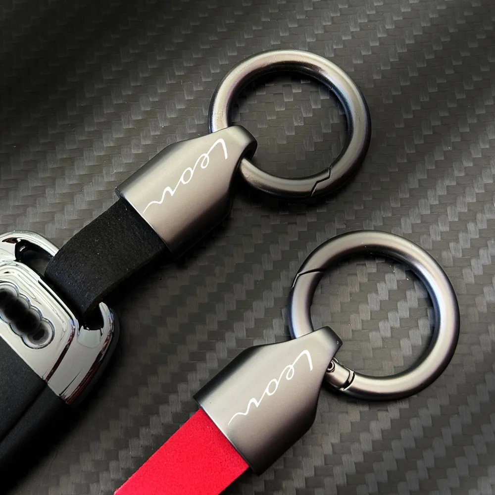JDM Keychain Rings Key Chain Precious Metal for SEAT LEON Car Accessories