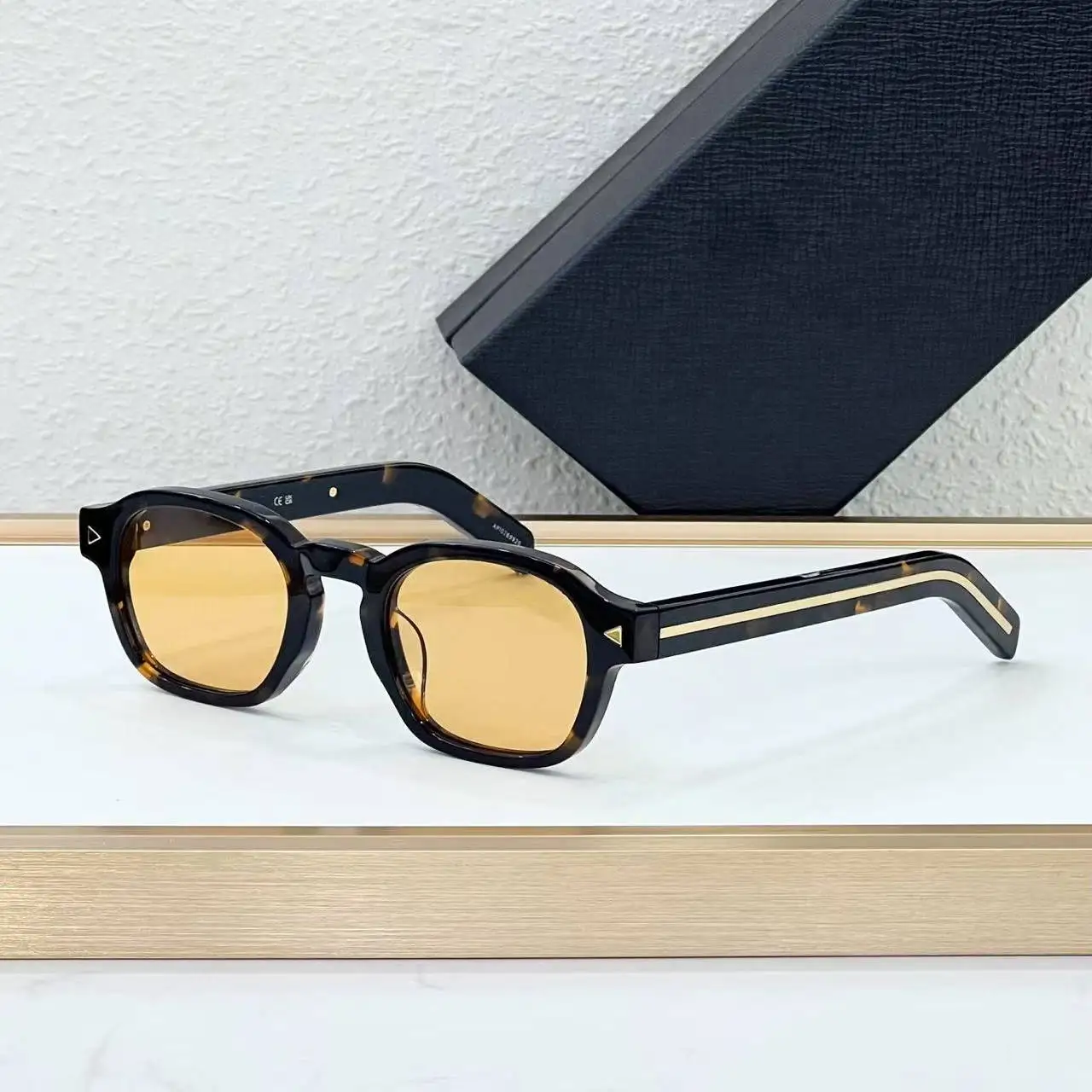 

PRA6S Faionable Personalized Square Sunglasses UV Protection Street Sle Changeable Color Retro Ele for All Face pes