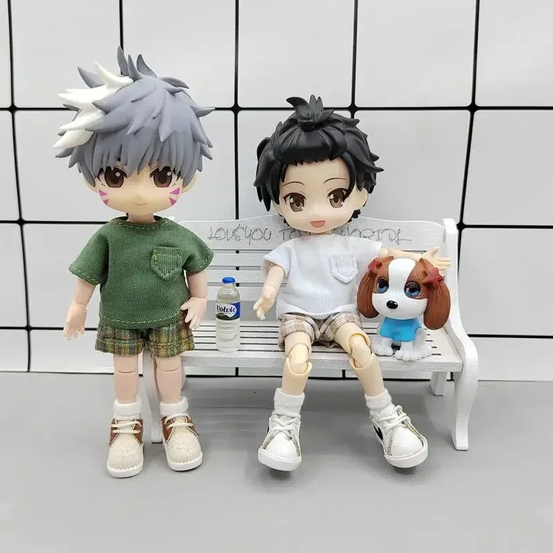 

Ob11 детская одежда с короткими рукавами YMY шорты MOLLY 1/12 BJD GSC однотонная глина кукольная одежда ручной работы аксессуары для кукол