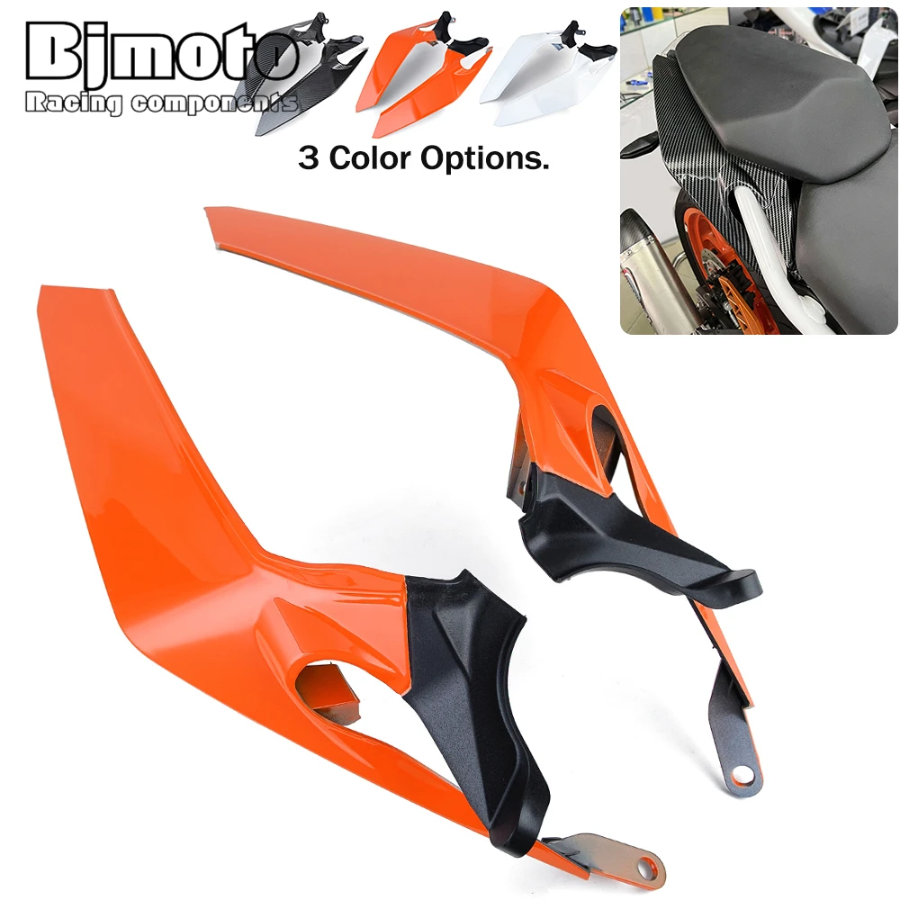 

Duke390 Motorcycle Rear Passenger Seat Kits Side Cover Panel For K-TM Duke 390 2017-2022 2021 2020 Grab Bars Fairing Cover