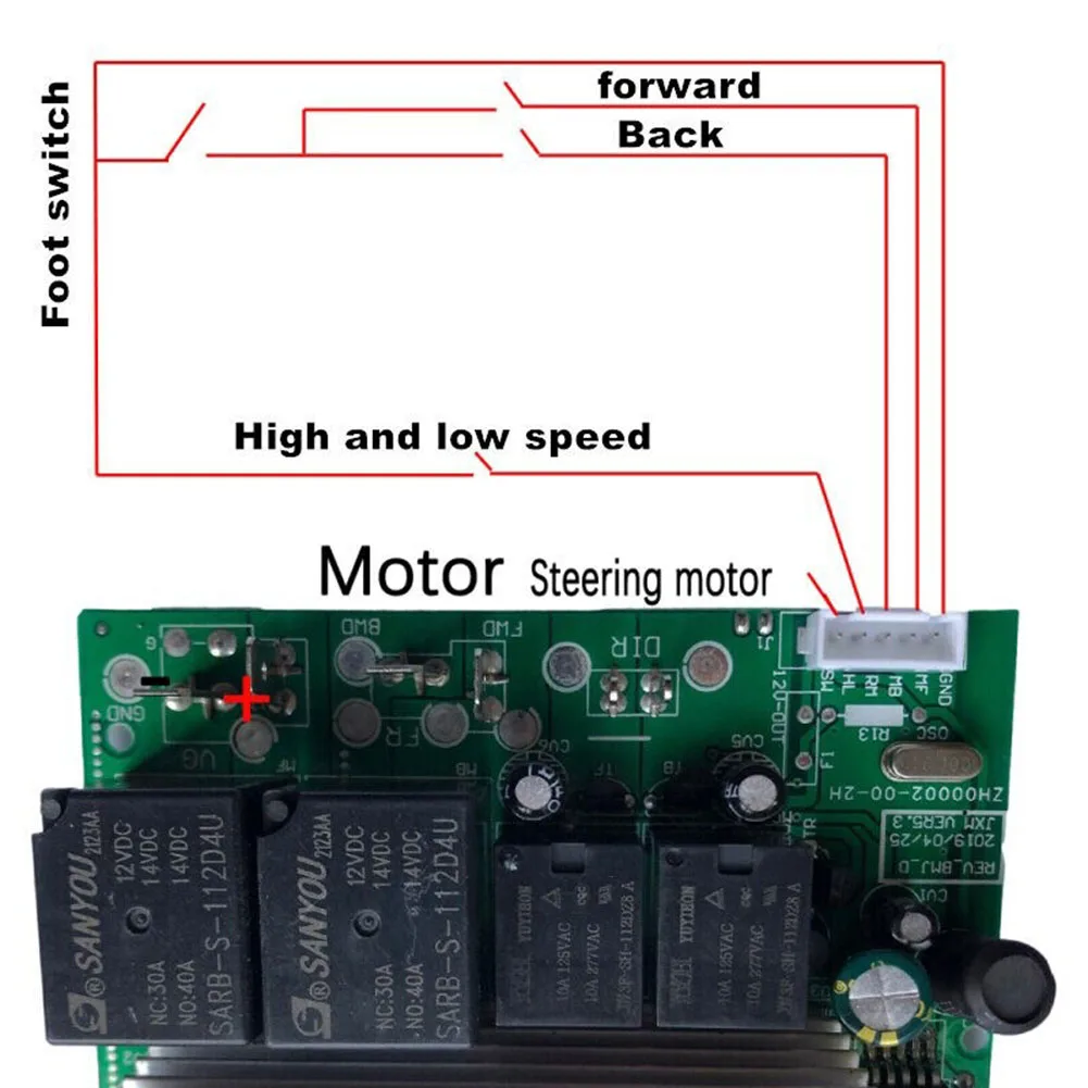 FY-12V FY-6V 27M Receiver For Children\'s Electric Car 27.145Mhz Remote Control 11V-13.7V Car Transmitter Receiver Electric