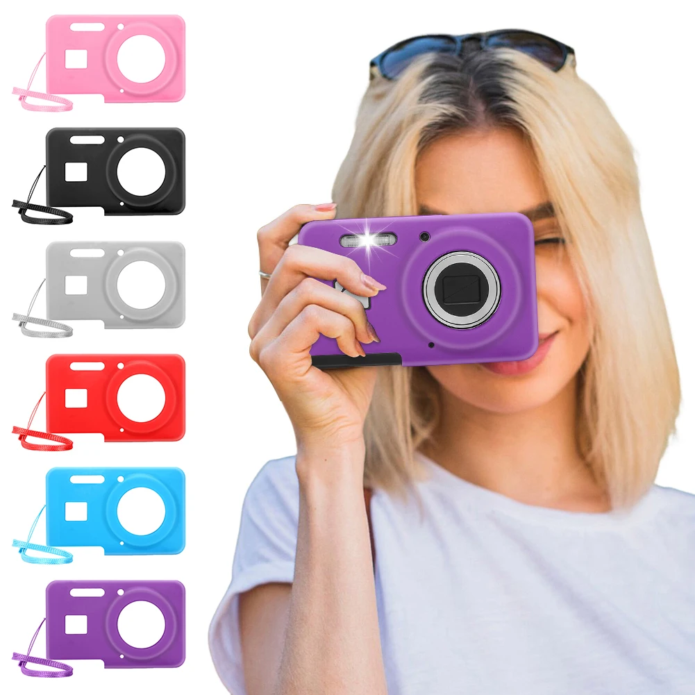 For KODAK PIXPRO FZ55 Digital Camera Cover Anti-Scratch Camera Sleeve Wear Resist Outdoor Travel Camera Protect Case with Lanyar