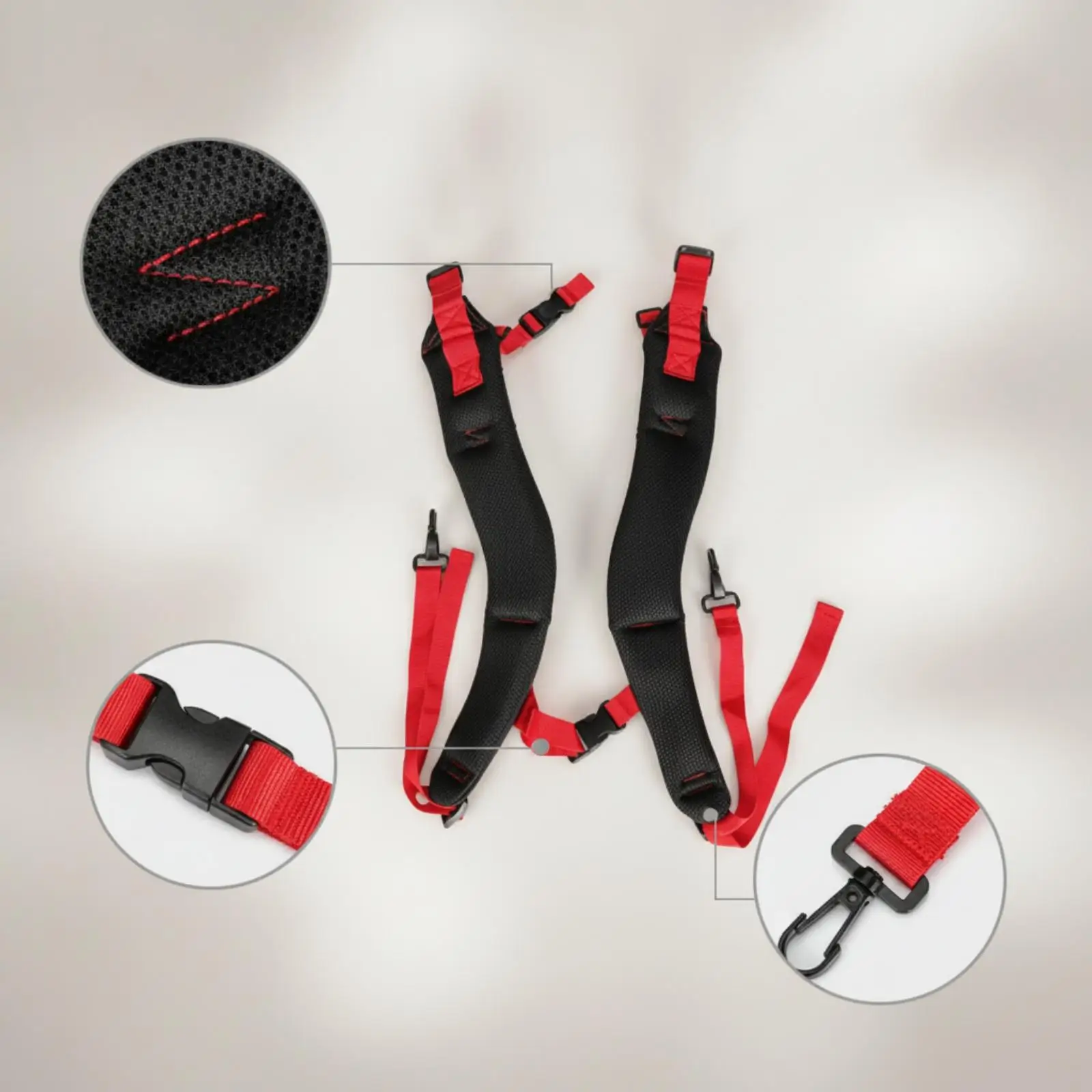 Brush Shoulder Harness Contoured String Trimmer Shoulder Strap Universal