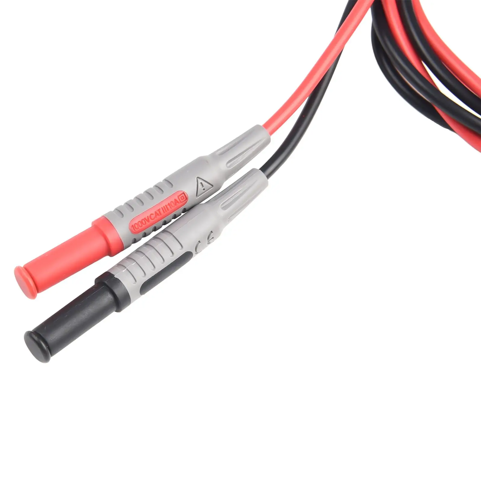 Electrical Measurement Cable Kit with 4mm Banana Connectors and Silicone Head Protection for Enhanced Durability and Safety