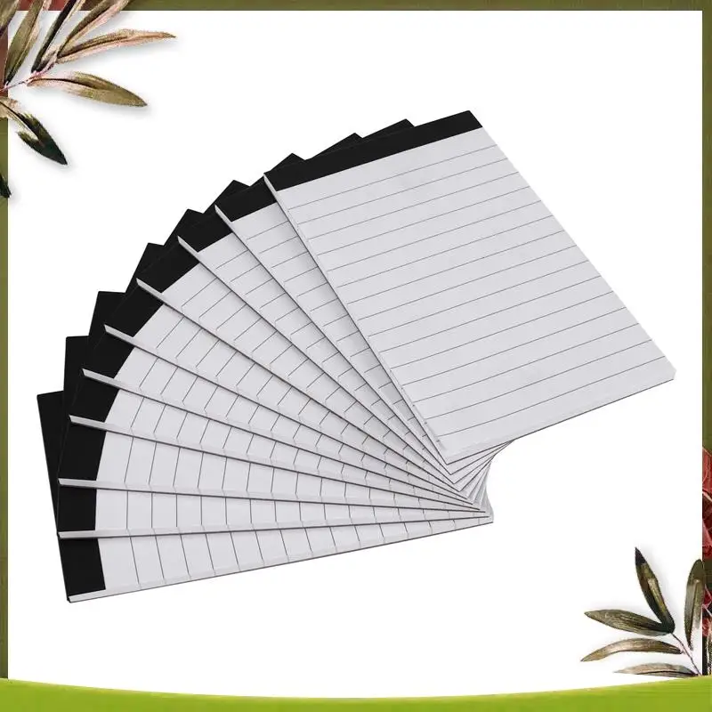 

New-10 Pcs Handwriting Line Notebook Mini Pocket Notebook Refill A7 Memo Book Refill With 30 Sheets Lined Office Supplies