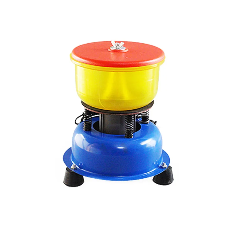 6 inch Vibratory Tumbler Polishing Machine Jade Agate Grinder Vibrating Barrel Grinder