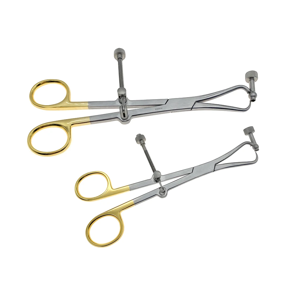 Orthopedic Bone Reduction Forceps with Drill Guide Orthopedic Bone Plate Holding Forceps Veterinary Surgical Instrument